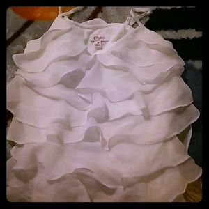 Candies spaghetti strap ruffled top